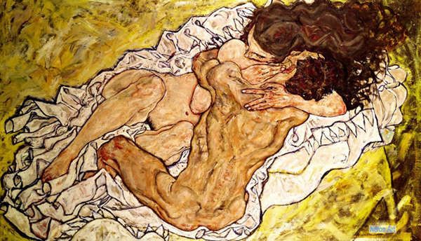 裸 絵画 複製画 ポスター - エゴン・シーレ（Egon Schiele） - 大型