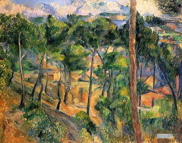 風景 絵画 手描き油彩複製画 - ポール・セザンヌ（Paul Cézanne