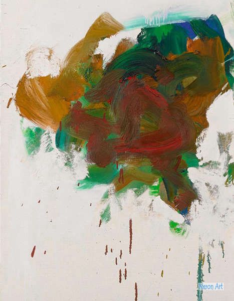 抽象 絵画 複製画 - ジョアン・ミッチェル（Joan Mitchell） - 大型