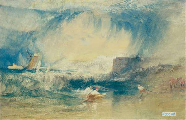 海景 絵画 有名な絵画 - ジョゼフ・マロード・ウィリアム・ターナー 