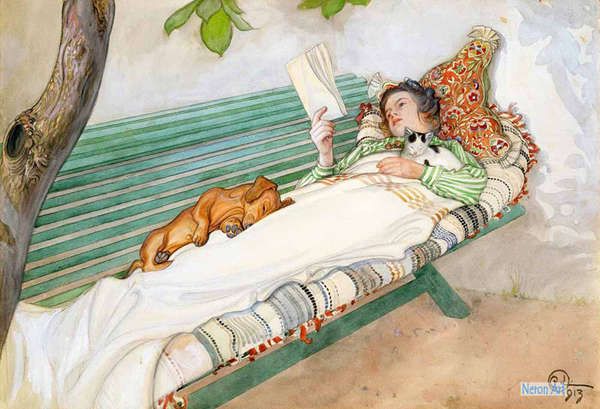 人物 絵画 人気の名画 複製画 - カール・ラーション（Carl Larsson 