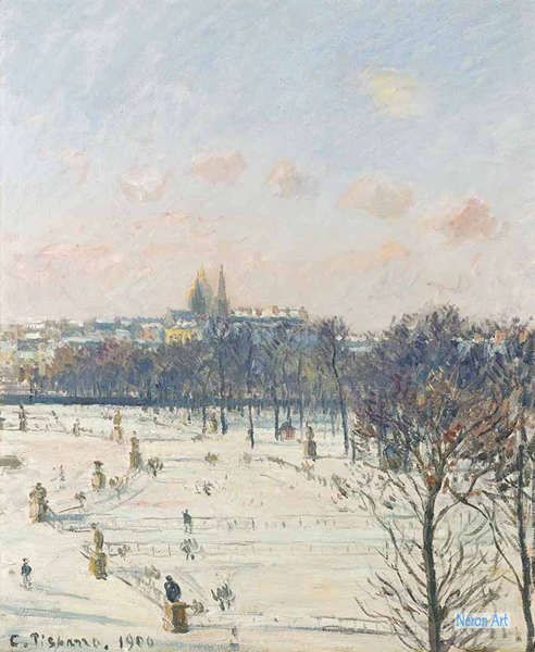 Cityscapes Paintings Handmade Oil Painting - Camille Pissarro