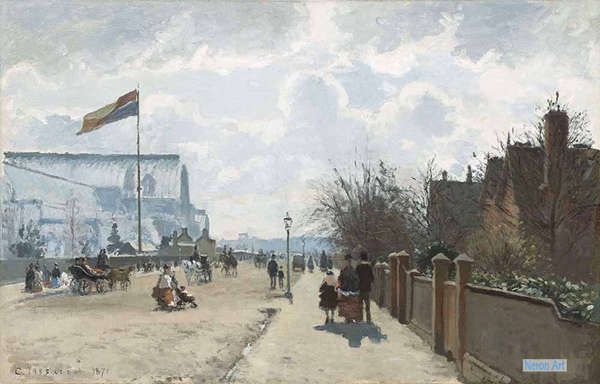 Camille Pissarro、海外版超希少レゾネ、新品額装付 風景 絵画 有名画家の複製画 - カミーユ・ピサロ（Camille Pissarro