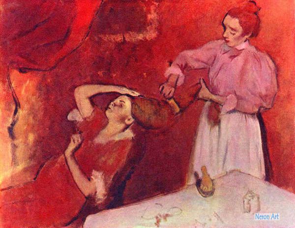 人物 絵画 西洋美術 - エドガー・ドガ（Edgar Degas） - 大型カスタム