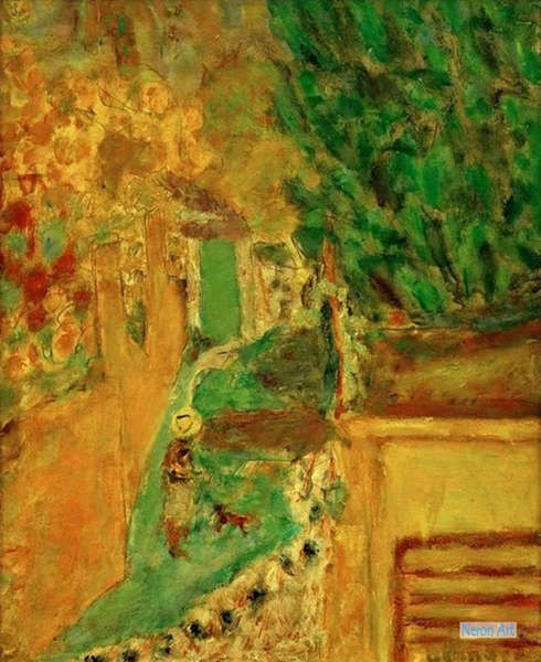 風景 絵画 トップアート 複製名画 - ピエール・ボナール（Pierre Bonnard） - 大型カスタム絵画 - Cannetへの階段