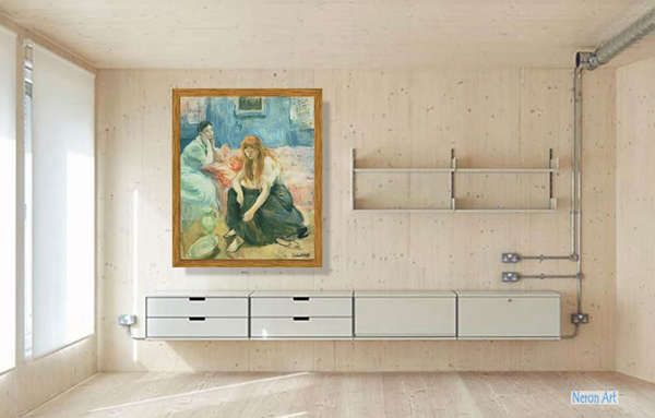 人物 絵画 有名画家の複製画（レプリカ）絵画販売 - ベルト・モリゾ