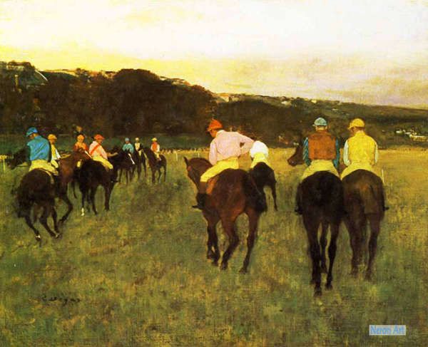 人物 絵画 油絵 絵画 - エドガー・ドガ（Edgar Degas） - 大型カスタム