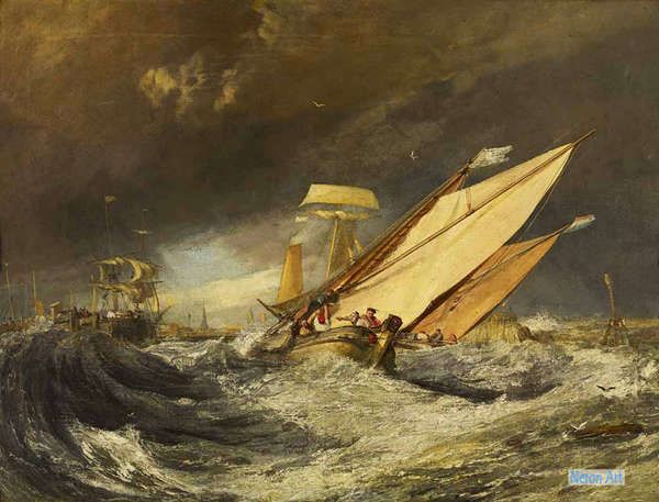 海景 絵画 人気の名画 複製画 - ジョゼフ・マロード・ウィリアム