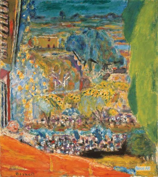 風景 絵画 キャンバス上の傑作絵画アート - ピエール・ボナール