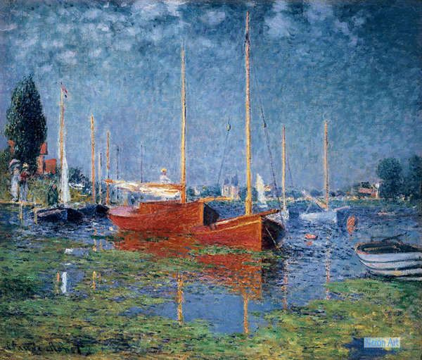 風景 絵画 キャンバスに手描きの写真 - クロード・モネ（Claude Monet 