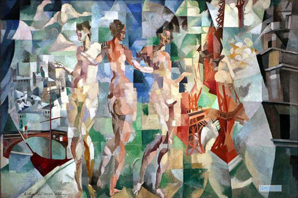 人物 絵画 西洋の名画 複製画 - ロベール・ドローネー（Robert