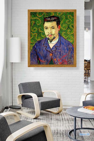 Menselijke Schilderijen, schilderij Schilderij op Canvas-Handgeschilderd Olieverf - Van Gogh - Formaat Aangepaste - Portret Arts Felix Rey