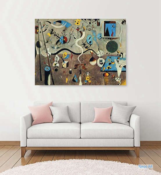 抽象 絵画 名作 油彩画 複製画 - ジョアン・ミロ（Joan Miró i Ferrà