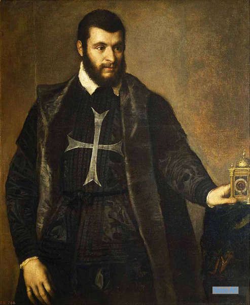 肖像 絵画 カスタム複製 - ティツィアーノ・ヴェチェッリオ（Tiziano