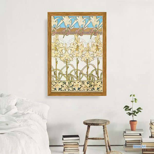 希少品 ミュシャ大皿：パリのシンボル 直径31cm 金縁 【公式通販】