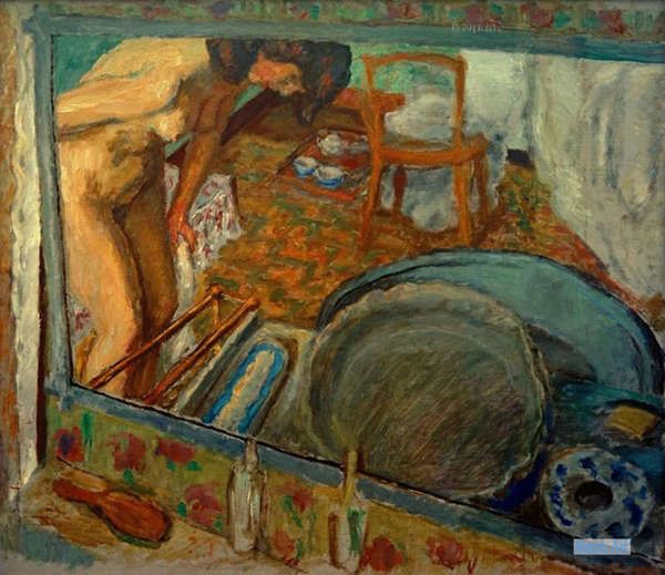 裸 絵画 複製画 油絵 - ピエール・ボナール（Pierre Bonnard） - 大型カスタム絵画 - 氷効果、または浴槽