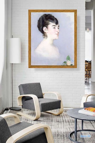 肖像 絵画 オンラインで有名な油絵の複製を購入する - エドゥアール