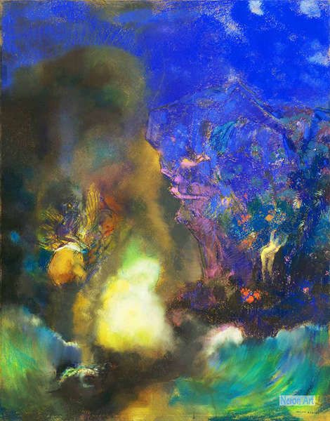 神話 絵画 世界の超有名絵画 - オディロン・ルドン（Odilon Redon