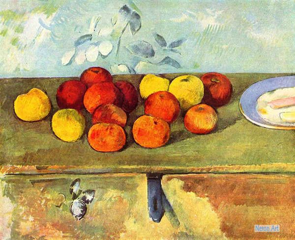 静物 絵画 西洋絵画 - ポール・セザンヌ（Paul Cézanne） - 大型
