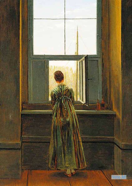 人物 絵画 絵画 レプリカ 美術館 - カスパー・ダーヴィト