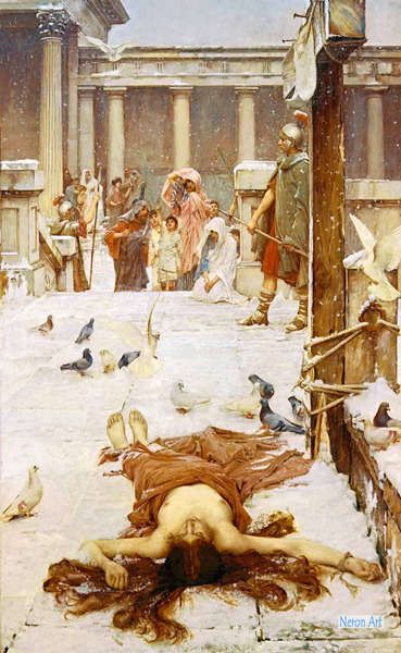 神話 絵画 キャンバス上の有名な絵画の複製 - ジョン・ウィリアム 