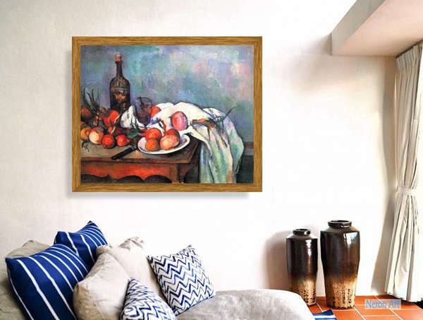 静物 絵画 世界の超有名絵画 - ポール・セザンヌ（Paul Cézanne