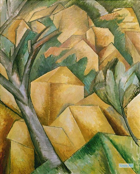 風景 絵画 世界の複製名画 - ジョルジュ・ブラック（Georges Braque