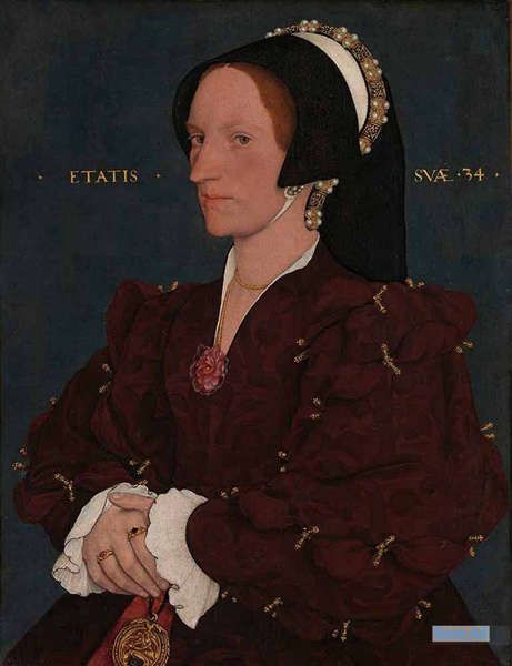 肖像 絵画 複製絵画 ハンス ホルバイン Hans Holbein The Younger 大型カスタム絵画 レディー リーマーガレット ワイアット