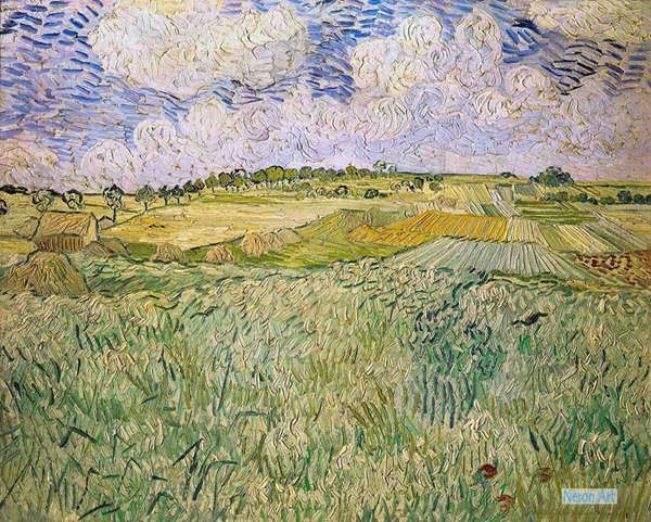 Dipinti Paesaggio Riproduzione di Dipinti su Tela - Van Gogh - Dipinti  Personalizzati di grandi dimensioni - Paesaggio A Auvers