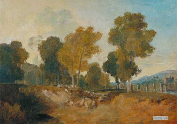風景 絵画 世界の複製名画 - ジョゼフ・マロード・ウィリアム