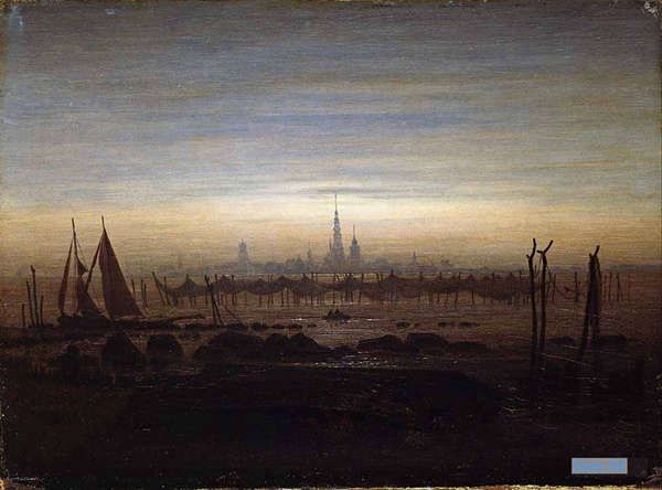 風景 絵画 複製絵画 - カスパー・ダーヴィト・フリードリヒ（Caspar