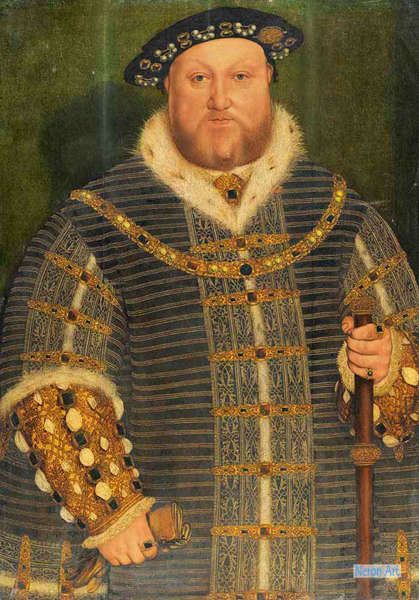 肖像 絵画 キャンバス上の複製油絵 - ハンス・ホルバイン（Hans