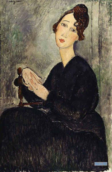 肖像 絵画 キャンバス上の有名な絵画の複製 - アメデオ・クレメンテ