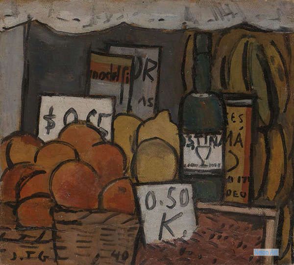 絵画一点もの　静物画 果物籠のある静物|コルネリス・デ・ヘーム |所蔵作品検索｜国立西洋美術館