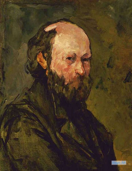 肖像 絵画 名画・油絵の複製画 - ポール・セザンヌ（Paul Cézanne