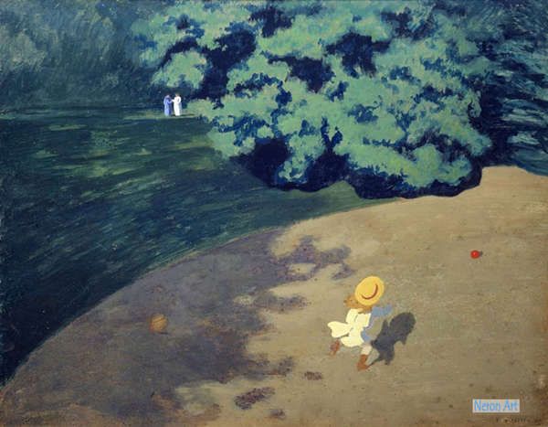 風景 絵画 キャンバスに手描きのレプリカの傑作 - フェリックス