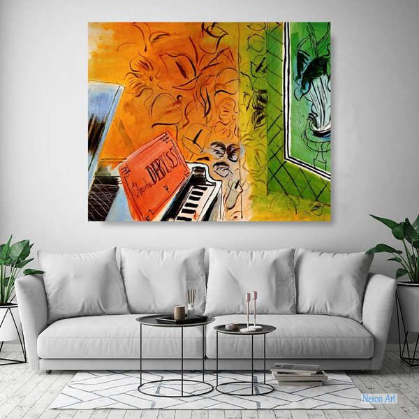 音楽 絵画 有名な絵画の芸術複製 - ラウル・デュフィ（Raoul Dufy