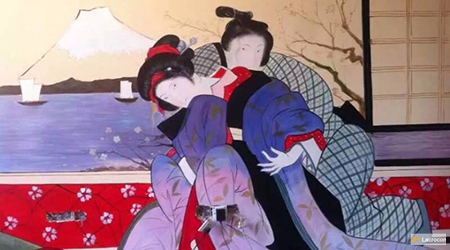 Japanese paintings ukiyo e persons