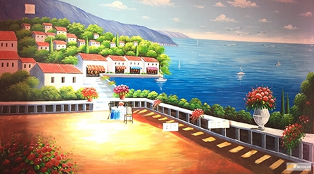 Mediterranean Landscapes Mural